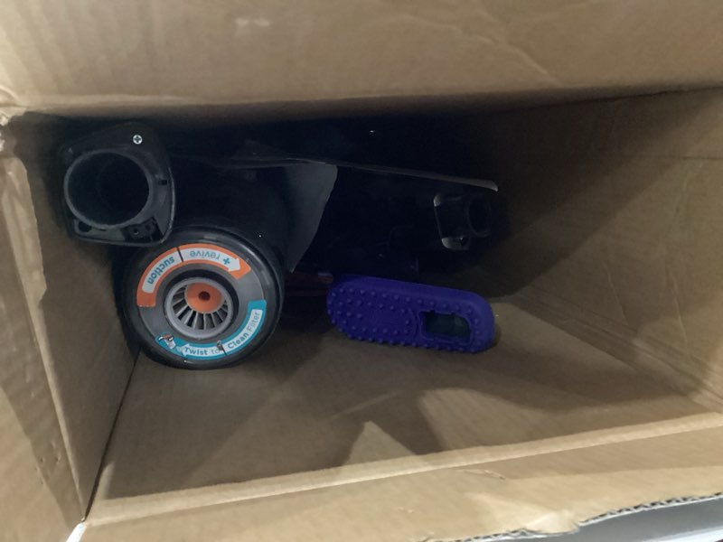 Condition photo showing As Is for used not tested black+decker pet hair vacuum, cordless vacuum cleaner pet hair, up to 55 minutes of runtime, interchangeable floorhead, maximum suction, multi-surface, light weight, powerseries extreme (bsv2020p) 20v pet vacuum
