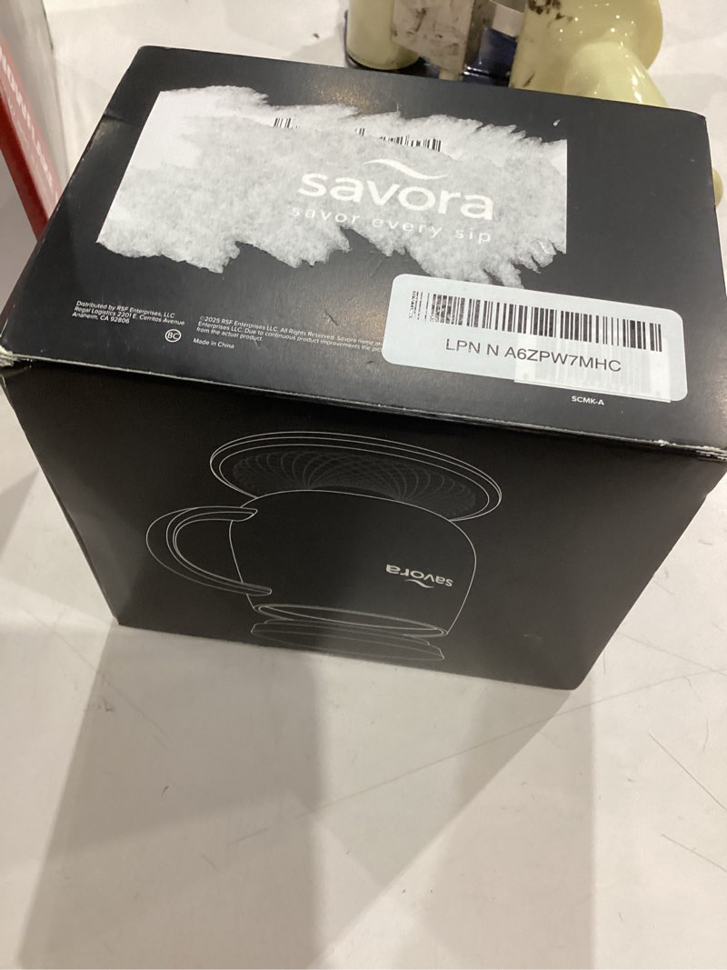 Condition photo showing New/Like New for 12oz Heated Coffee Mug | Barista’s Choice | Exclusive Wireless IntelliHeat Pad | Temperature Control Maintains 135°F | Hand-Crafted Ceramic Mug & Lid | Great for Tea Drinkers | Backed for Life - Black