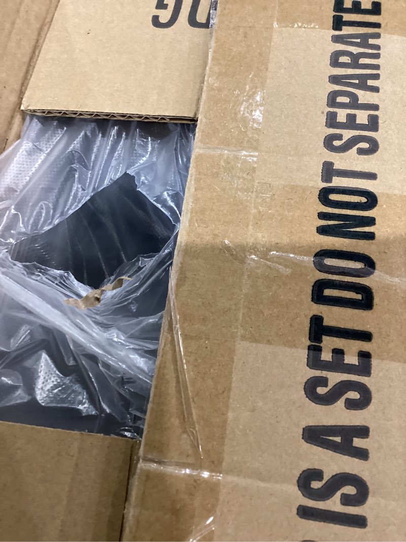 Condition photo showing Good Condition for 6 Pack Clear Storage Bins with Lids, Small Acrylic Arts and Craft Storage Containers, Stackable Clear Plastic Craft Storage Bins with Handles for Pantry Organizers and Storage, Kitchen, Fridge, Office