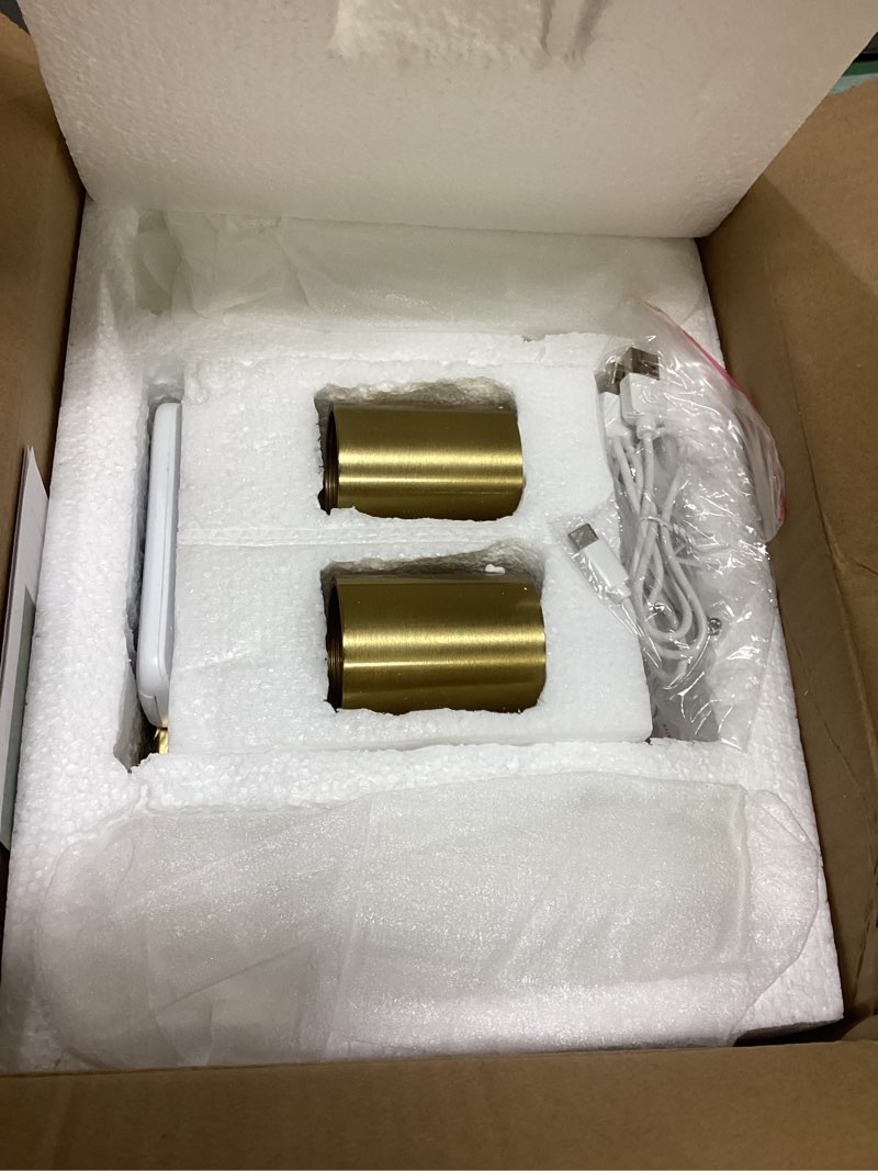 Condition photo showing Good Condition for volisun battery operated wall sconces set of two,gold sconces wall decor set of 2,wireless wall sconces with remote,rechargeable wall light for living room,bedroom,bathroom,vanity (15.3 inch)