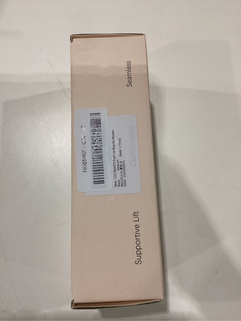 Condition photo showing New/Like New for COCOMARTS Jelly Bras for Women No Underwire Scalloped Push Up Seamless Full Coverage Plunge Bralette