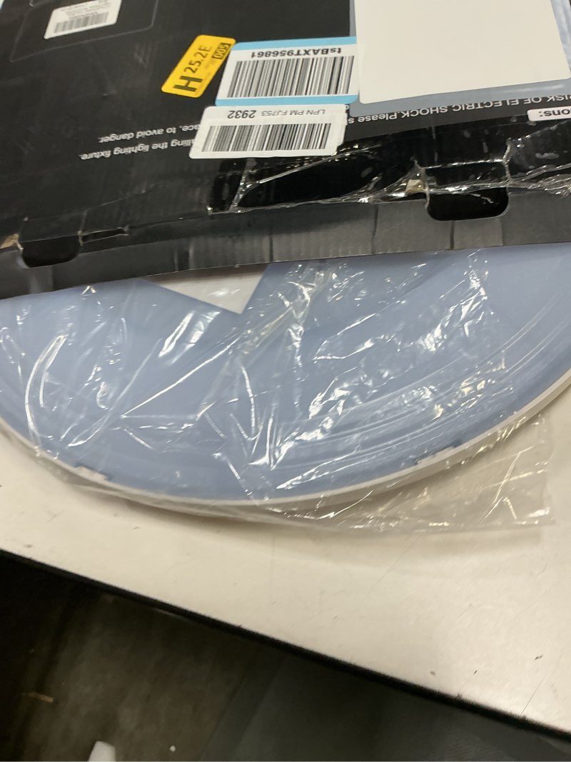 Condition photo showing Good Condition for 15 inch flush mount ceiling light with night light, 36w 3600lm, dimmable led ceiling lights fixture with remote control, 3000k/4000k/6500k selectable, slim bright bedroom light fixture, round white 15 inch white