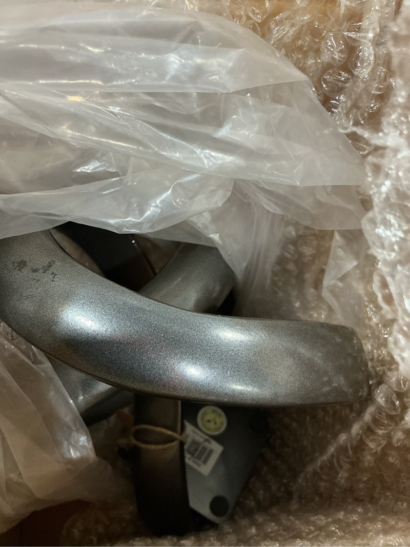 Condition photo showing New/Like New for deco 79 aluminum metal abstract decorative sculpture swirl home decor statue, accent figurine 7" x 3" x 12", dark gray dark gray 7" x 3" x 12"