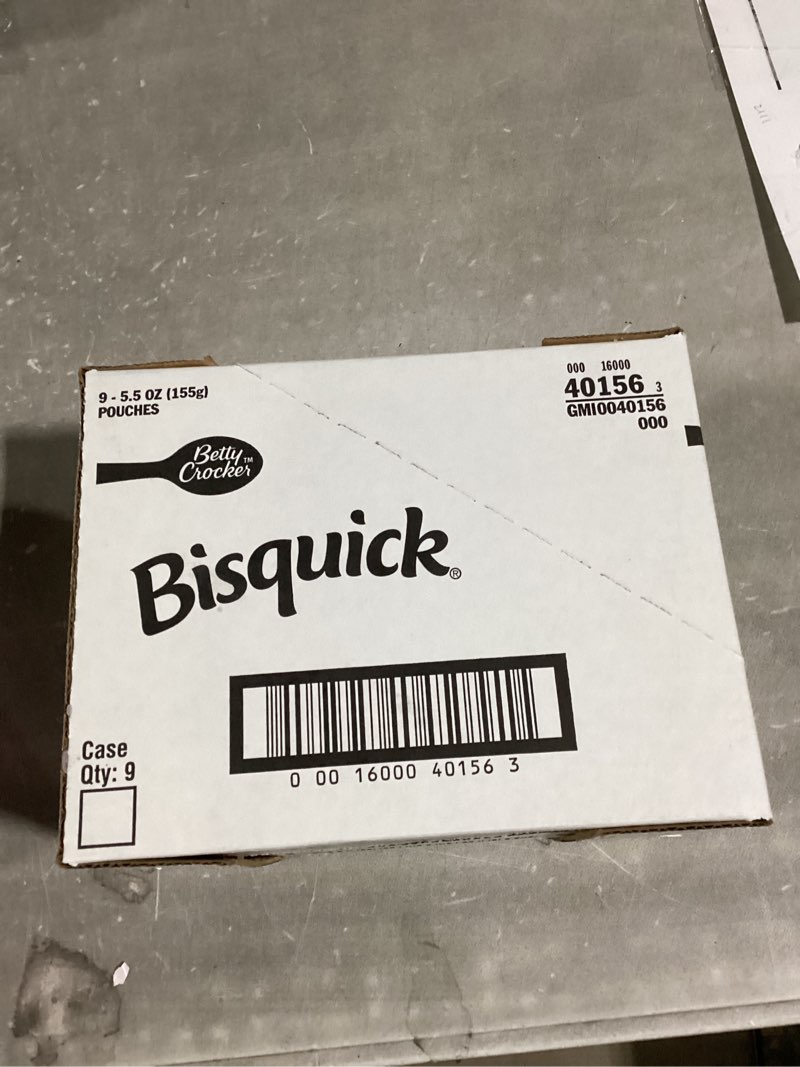 betty crocker bisquick original all-purpose baking mix, 5.5 oz (pack of 9)