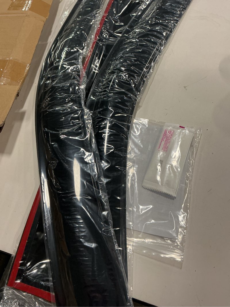 Condition photo showing Good Condition for Window Visor Rain Guards Fit for Nissan Frontier Crew Cab 2005-2021 Trucks, Outside Mount Vent Deflector, Smoke Tinted Side Wind Window Deflectors for Nissan Frontier Accessories 94407 For 2005-2021 Frontier Crew Cab