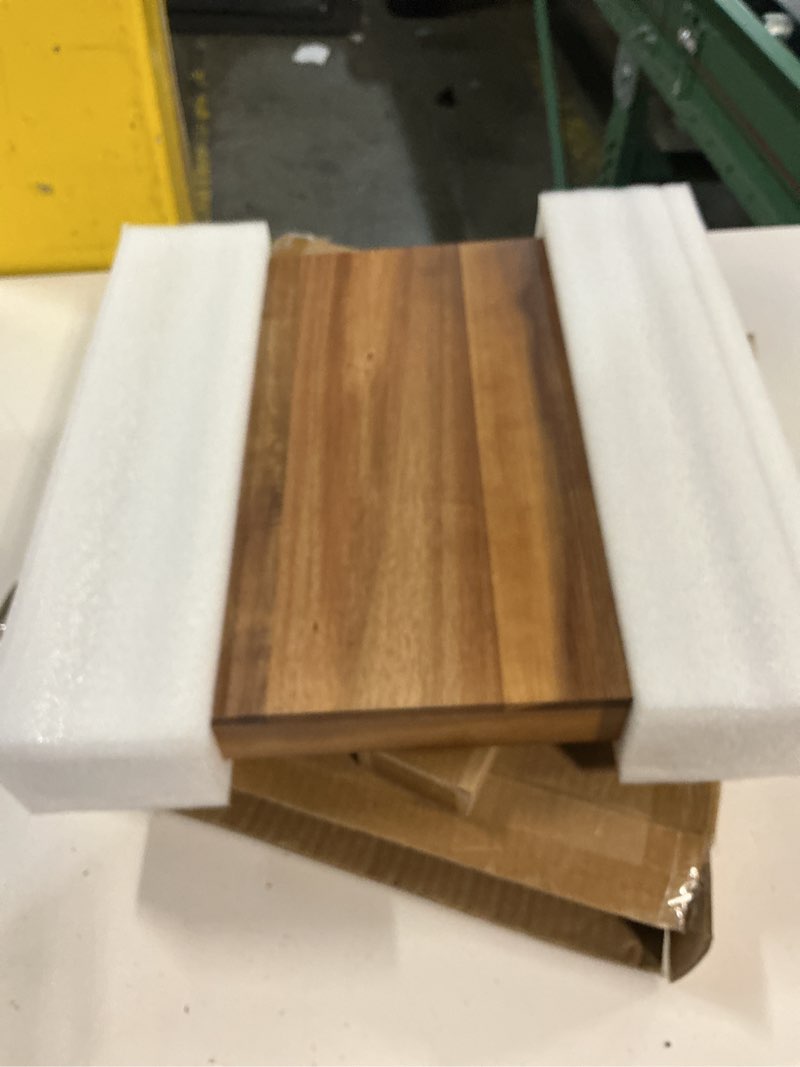 Condition photo showing New/Like New for natural acacia sliding tray for coffee machine kitchen appliance slider moving caddy, appliance slider,appliance rolling stand air fryer rolling tray
