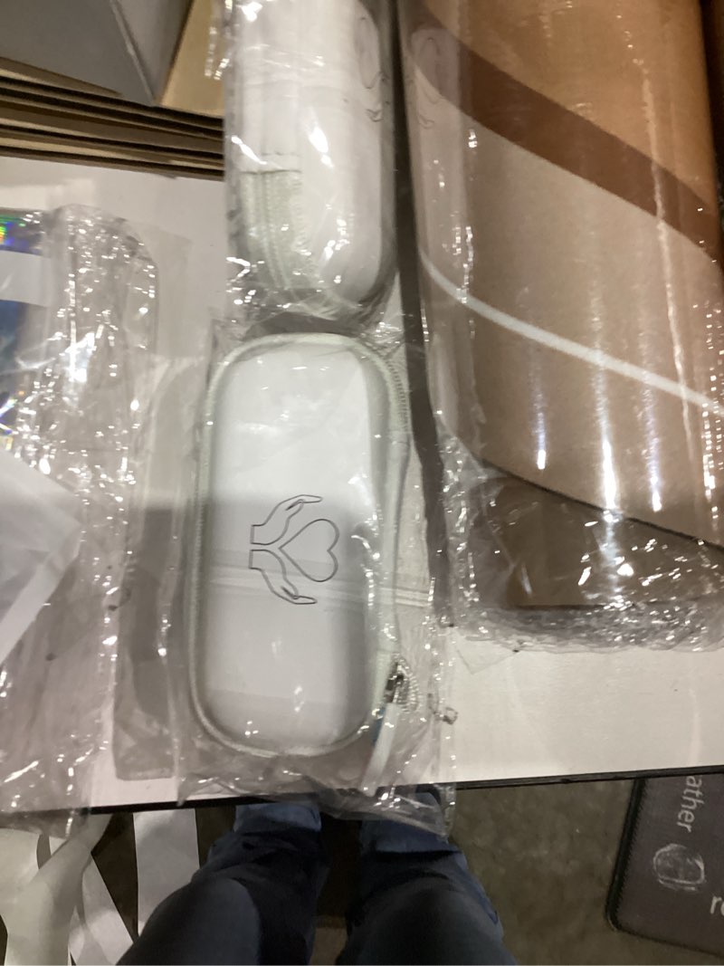 Condition photo showing New/Like New for Heart Rate Monitor Case KardiaMobile EKG Monitor 1L 6L, Portable Hard EVA Kardia Mobile Case with Climbing Clip, Protective KardiaMobile EKG Organizer WHITE