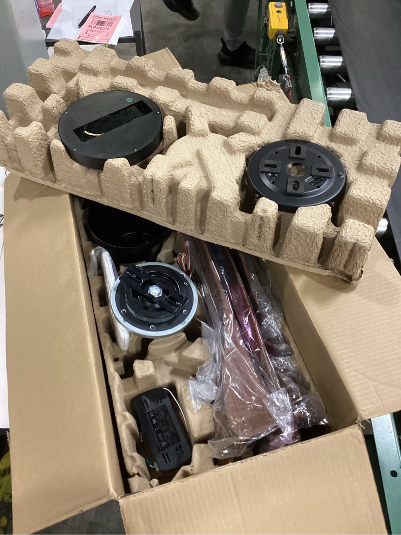 Condition photo showing New/Like New for TALOYA 52 Inch Ceiling Fans with Led Lights Remote Control Flush Mount Low Profile for Bedroom Farmhouse Patio Outdoor Living Room Kitchen Dining Room,DC Motor,Reversible,Buzzer ON/Off,Black Walnut 52 Inch-Standard Black Walnut