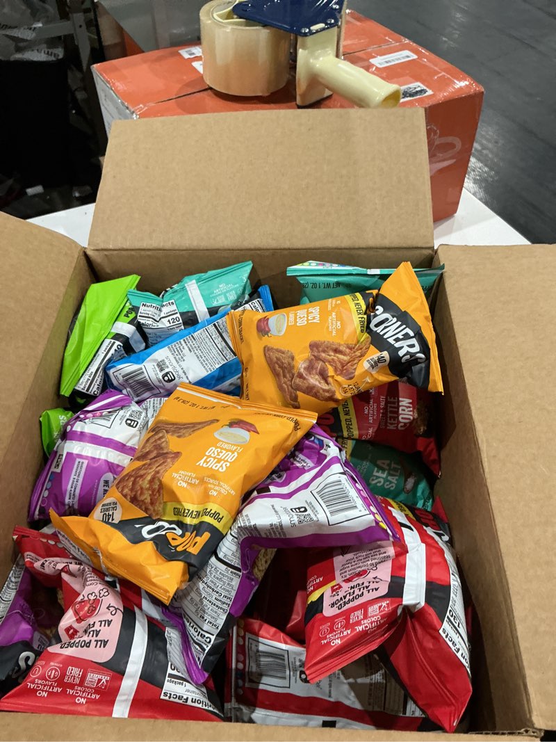Condition photo showing Good Condition for popcorners sampler pack (6 flavors), 1oz (20 count)