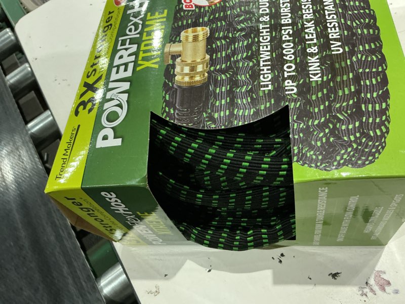 Condition photo showing As Is for flex-able hose flex-able xtreme hose 100ft - kink free, expandable, heavy duty, green
