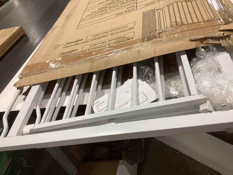 Condition photo showing Good Condition for Fairy Baby Extra Wide Baby Gates 67-71.5 Inch, Auto Close Child Safety Gates for Stairway Banister Doorways Hallway,Indoor Safety Child Gates for Kids or Pets 67-71.5 Inch (Pack of 1)