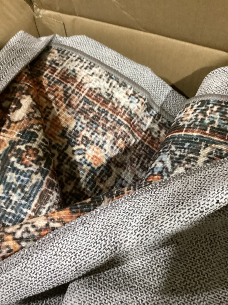 8/10 Washable area rug