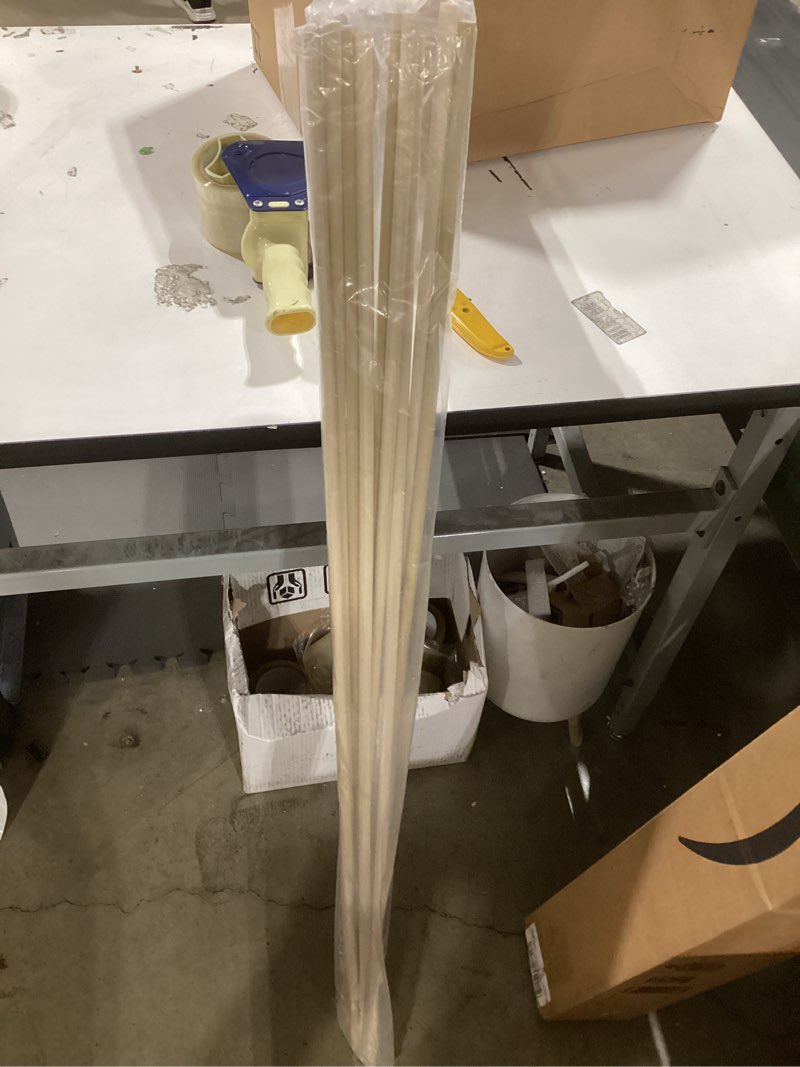 Condition photo showing As Is for similiar product dowel rods wood sticks wooden dowel rods – 1 x 36 inch unfinished hardwood sticks – for crafts and diyers – 2 pieces by woodpeckers 1\" x 36\" 2