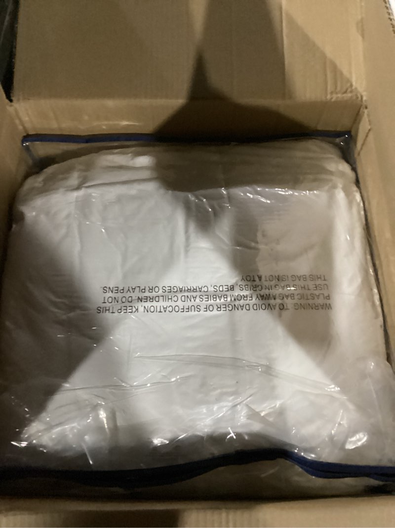 Condition photo showing Good Condition for serta down illusion soft hypoallergenic 2 inch pillowtop simple fit mattress topper, queen, white queen white