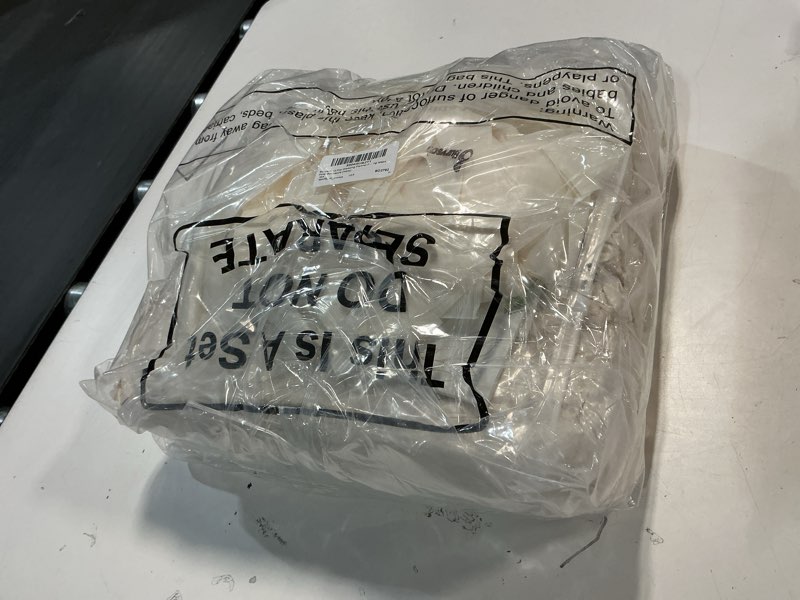 Condition photo showing New/Like New for Buryeah 12 Pcs Wedding Flannel Fleece Throw Blanket Bulk with Thank You Card and Ribbon, 50 x 60 Inch Throw Blankets Outdoor Wedding Ideas, Party Souvenirs (Ivory) Ivory 12