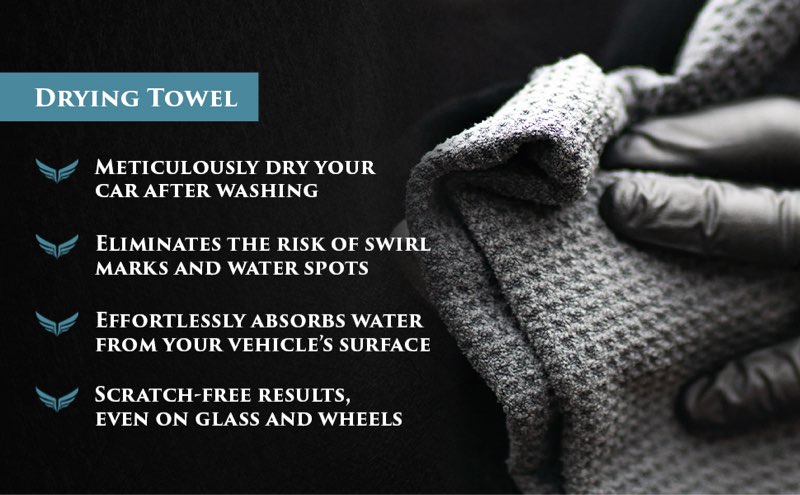  Premium Car Drying Towel: 400gsm