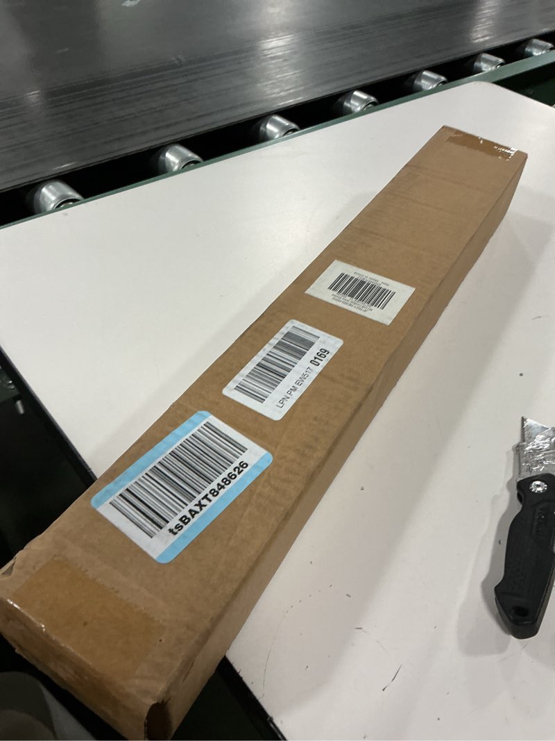 Condition photo showing New/Like New for LazBlinds Cordless Zebra Blinds for Windows - Dual Layer Light Filtering & Blackout Roller Shades, Free-Stop Lift System, No Drill Easy Install, Day & Night Privacy with Valance, 20" W X 64" H, White 20"W X 64"H White