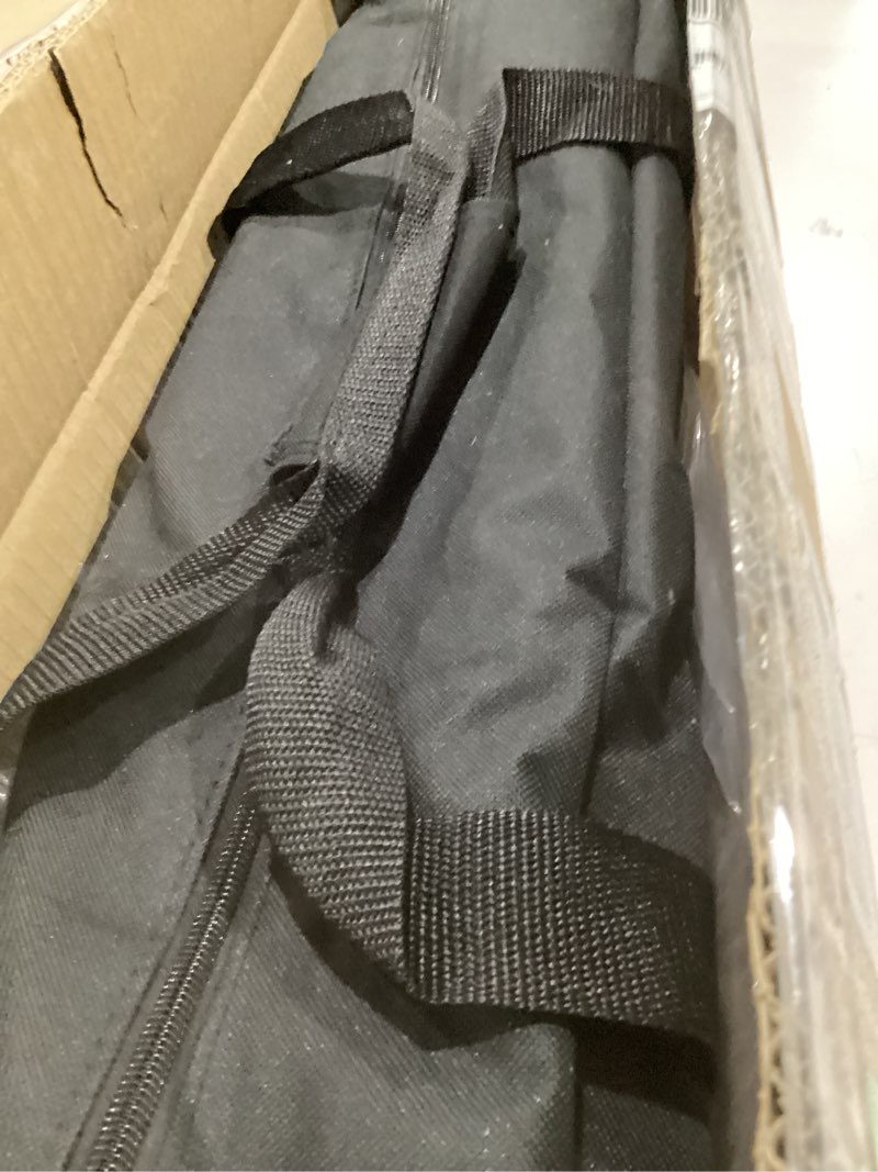 Condition photo showing New/Like New for EMART Backdrop Stand, 8.5ft Height 10ft Width Adjustable Photography Background Support Poles with Heavy Duty Flat Base, Photo Metal Steel Pipe and Drape Frame Kit for Parties Birthday Wedding - Black 8.5x10ft Black