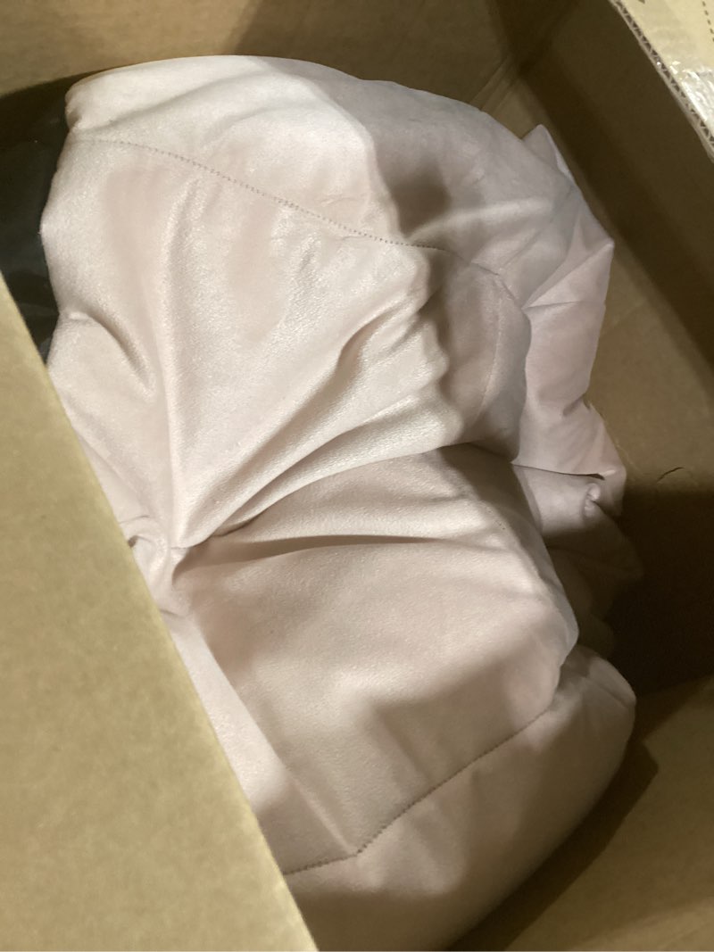 Big Joe Milano Bean Bag Chair for Kids, Teens, Adults, Ultra-Soft Taupe Plushie Polyester Blend, Lig