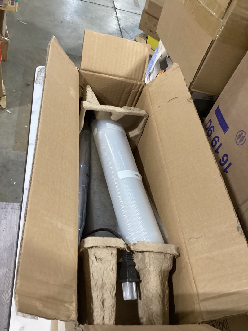 Condition photo showing Good Condition for foodsaver powervac compact vacuum sealing machine stainless steel & black vertical storage vs0150 | preserves freshness reduces bag waste for both dry and wet food