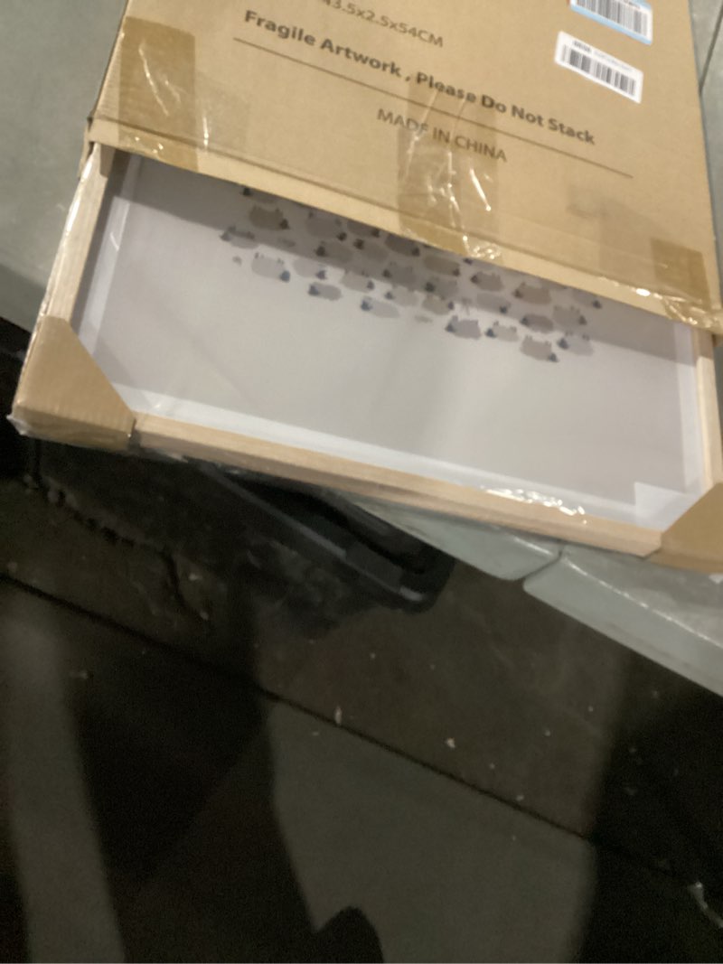 iHery Natural OAK Wood Jesus Leaves the 99 Sheep Framed Wall Art, Large 16x20 in One Lost Sheep Chri