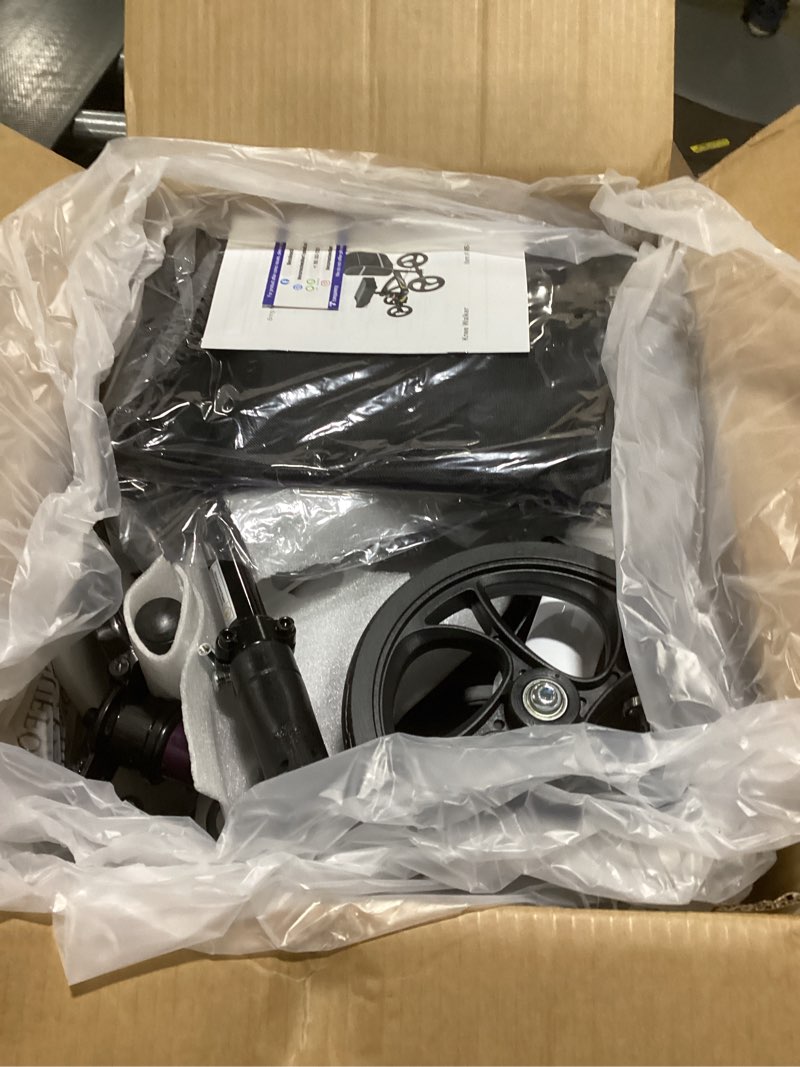 Condition photo showing Good Condition for Economy Knee Scooter, Steerable Knee Walker, Foldable Knee Scooters for Foot Injuries Adult Best Crutches Alternative (Purple)