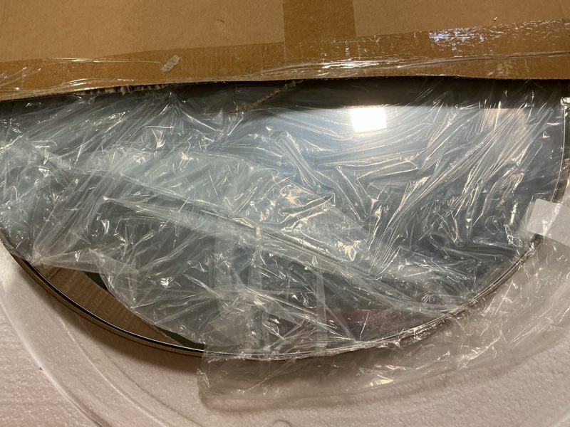 Condition photo showing Good Condition for bathroom mirrors for wall,gold frame mirror,26'' round circle mirror for entryway bedroom vanity(26'',gold) round gold 26"l x 26"w