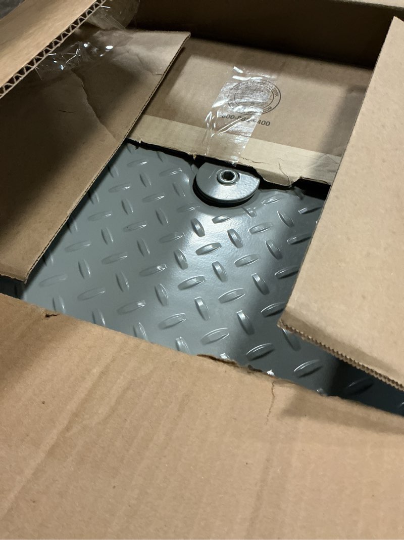 Condition photo showing As Is for zurn gt2700 15 gpm 2" no-hub connection grease interceptor