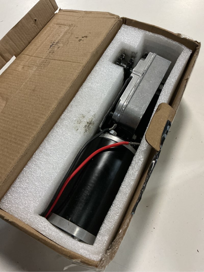 Condition photo showing Good Condition for 225008 rv slide out motor & gear housing compatible with bal accu-slide cable slide out system, with r25076 r25076-1 rv slide out gear box and r25075 high torque motor for travel trailer camper | 12v