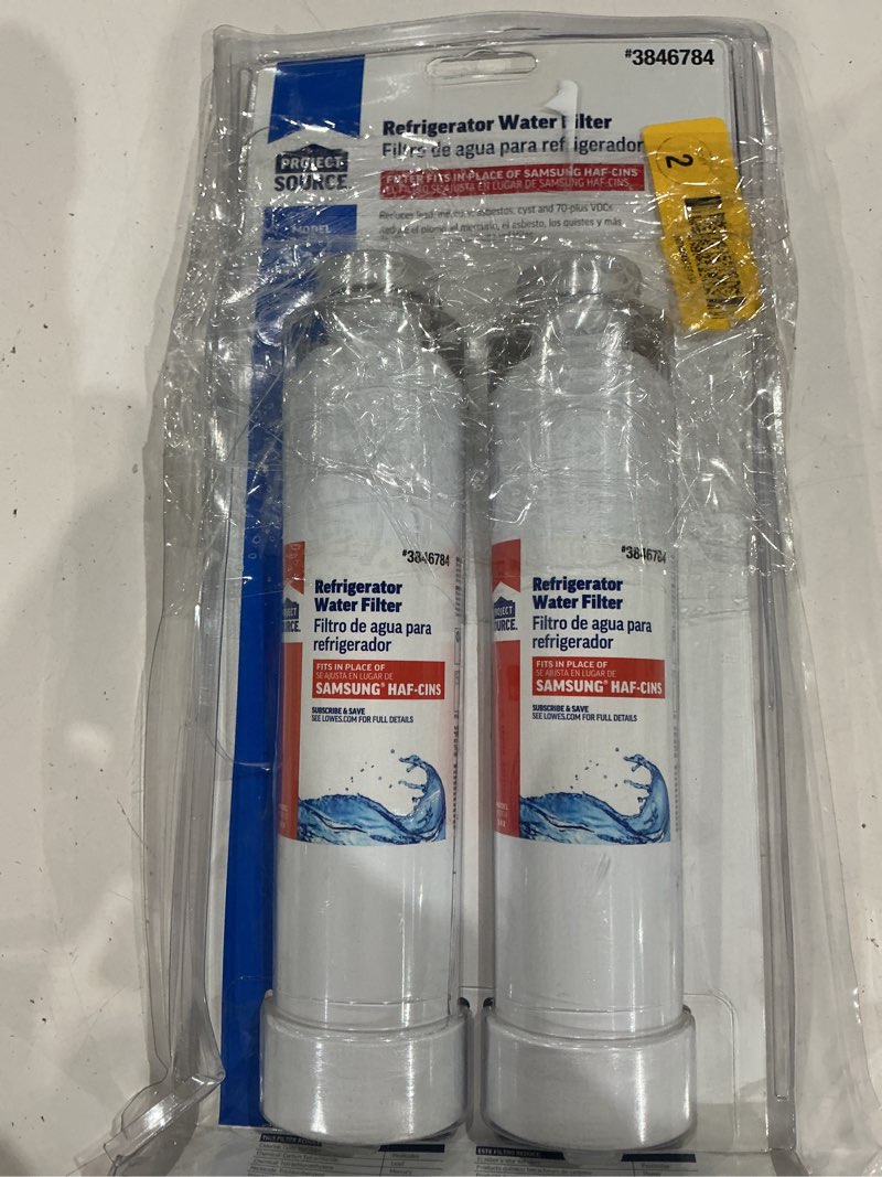 project source 2-pack 6-month twist refrigerator water filter