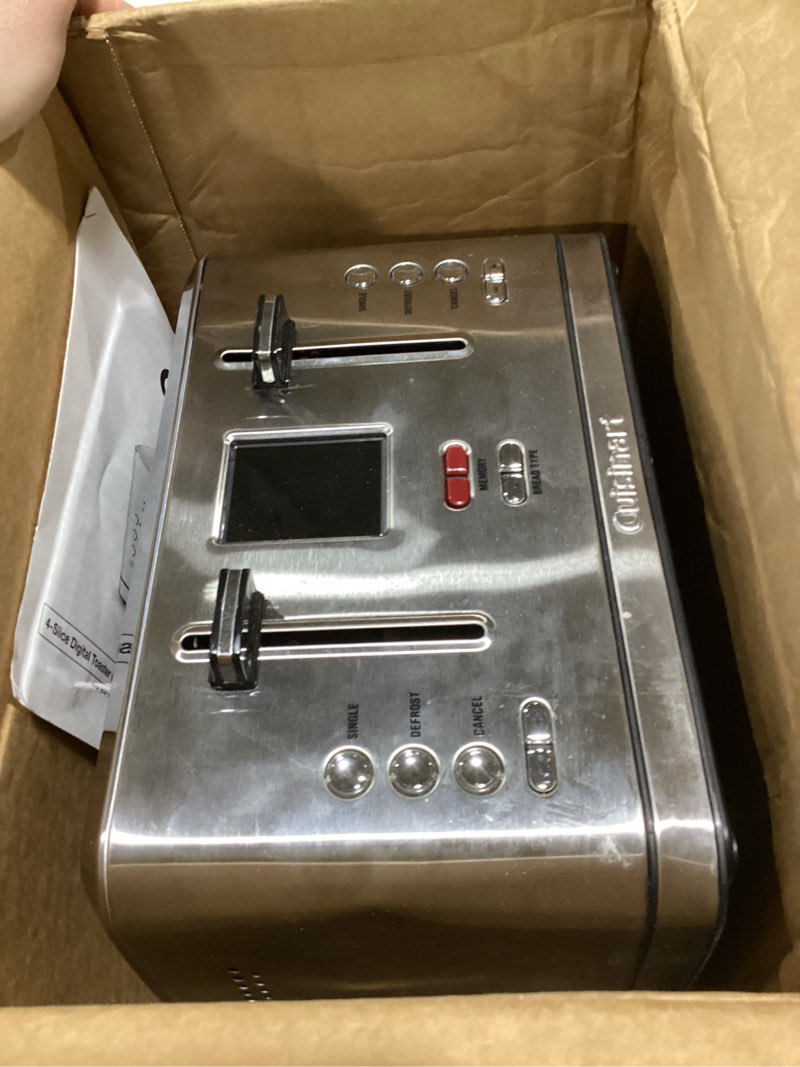 Condition photo showing Good Condition for Cuisinart CPT-740 4-Slice Digital MemorySet Toaster, Stainless Steel, Silver Silver 4-Slice