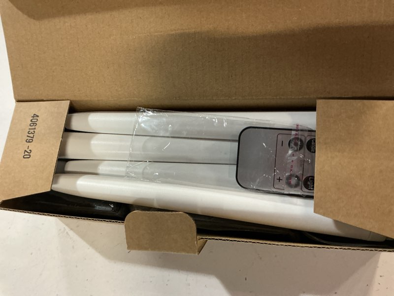 Condition photo showing New/Like New for 13.2\" Window Candles Battery Operated with Remote, Timer, Dimmable, Flicker/Steady Mode, LED 5000K Cool White Christmas Candle Lights for Windows, Indoor Holiday Decor, 4 Pack, Black Holders Black Remote Control-5000K