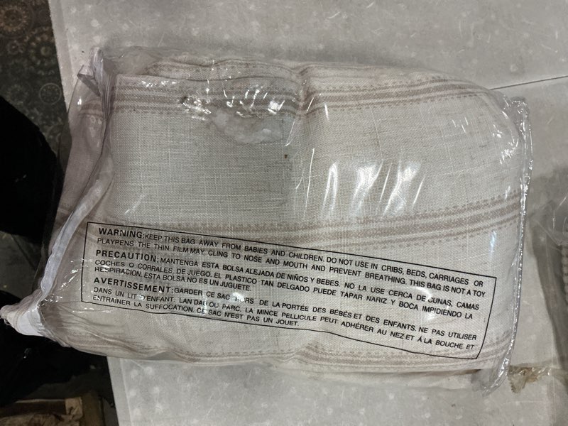 Condition photo showing New/Like New for nicetown natural 100% blackout linen curtains 84 inch long burg for living room, 2 panels, 52" wide, farmhouse thick completely blackout window treatment thermal insulated warm drapes for winter 52"w x 84"l (pack of 2) natural