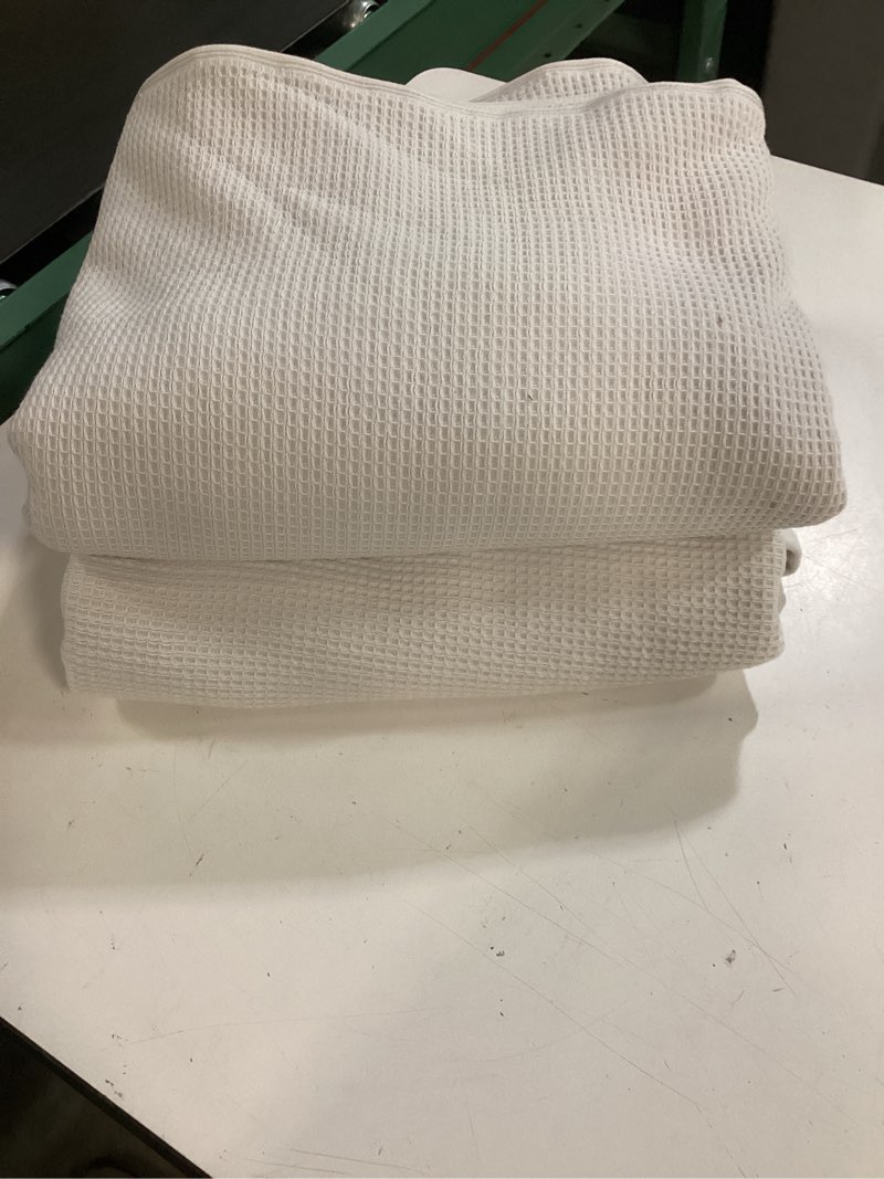 Condition photo showing Good Condition for quince turkish waffle terry bath towel (set of 2)