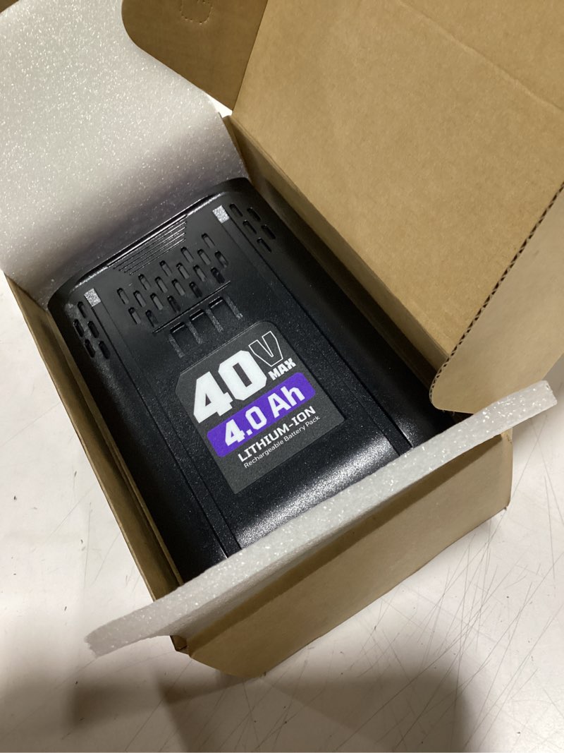 Condition photo showing Good Condition for SAPBJ for Kobalt 40V Battery Replacement, 40 Volt Max 4Ah Lithium-ion Bateria Compatible with with Kobalt Cordless Power Tool Battery KB640-06 KB540-06 KB440-06 KB340-06 KB240-06 KB440-06 40V 4.0Ah-1P