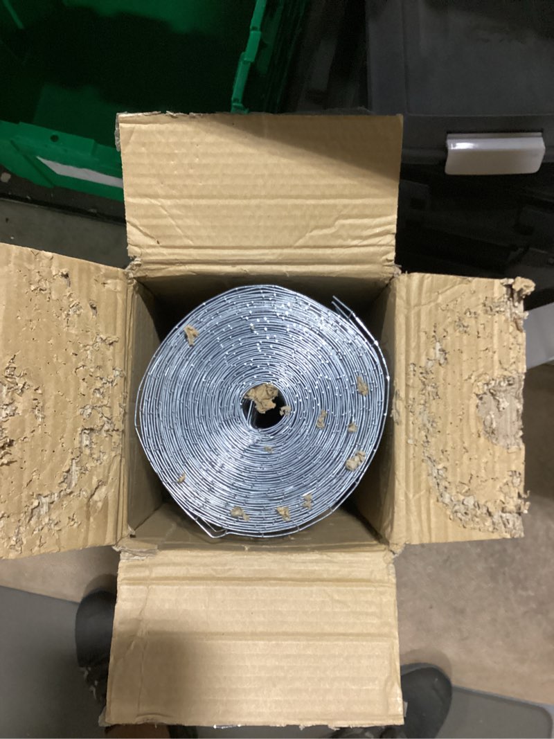 Condition photo showing Good Condition for tongmo 24" x 50' hardware cloth, 1inch mesh galvanized chicken wire fence, 19 gauge welded wire roll,garden fence, poultry netting for rabbit/duck/chicken coop