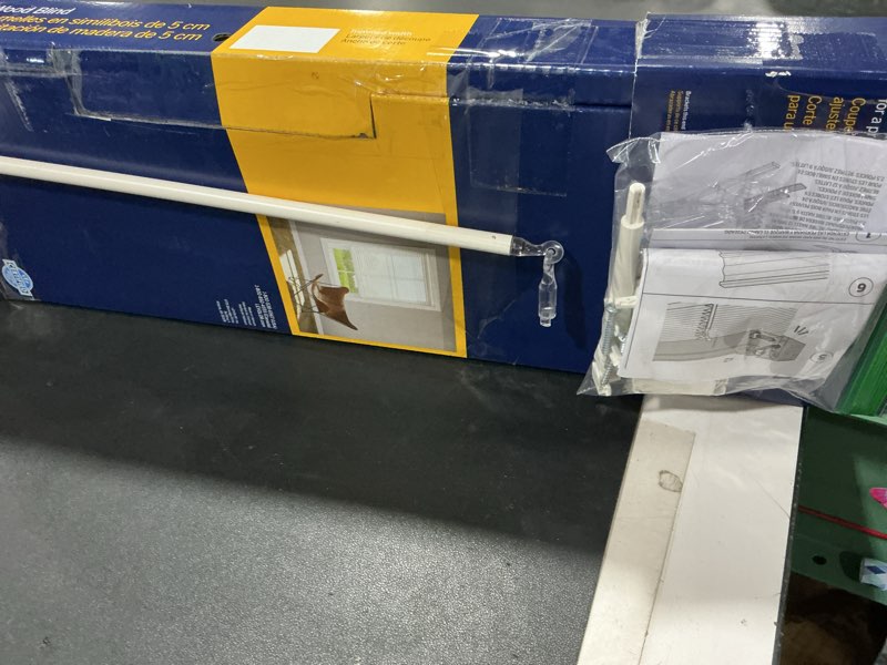 Condition photo showing Good Condition for New - Genuine LEVOLOR Real Wood Chestnut Premium Blinds 1" Slat 28" 3/4x34" 1/4