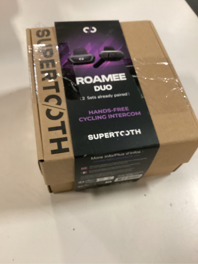 Condition photo showing New/Like New for supertooth roamee duo_bluetooth hands-free kit for 2 bikers