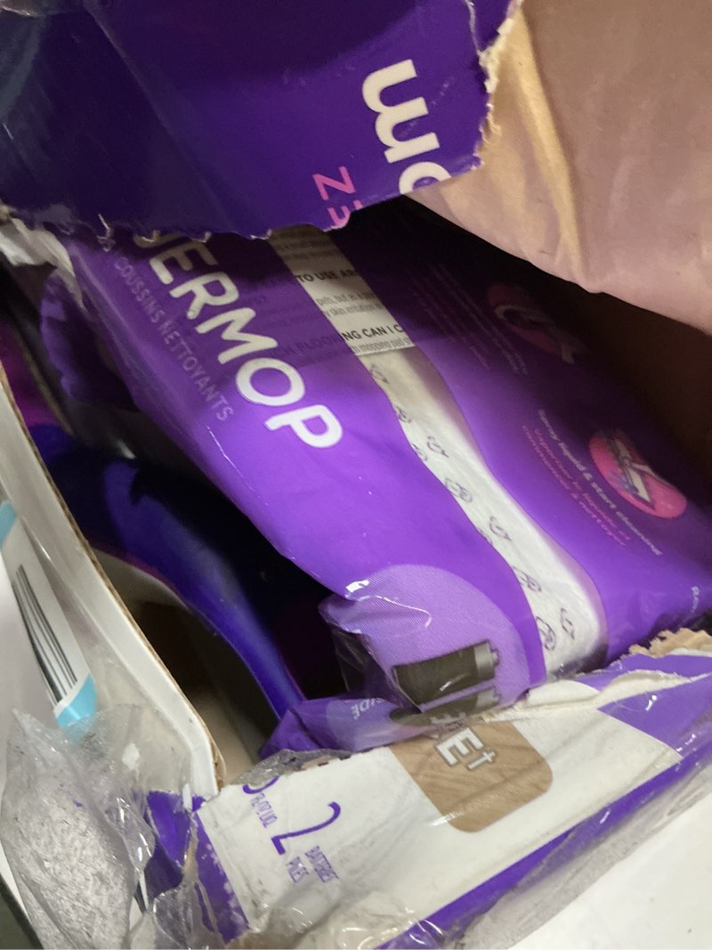 Condition photo showing Good Condition for Swiffer PowerMop Multi-Surface Mop Kit for Floor Cleaning, Includes PowerMop, 2 Mopping Pad Refills,