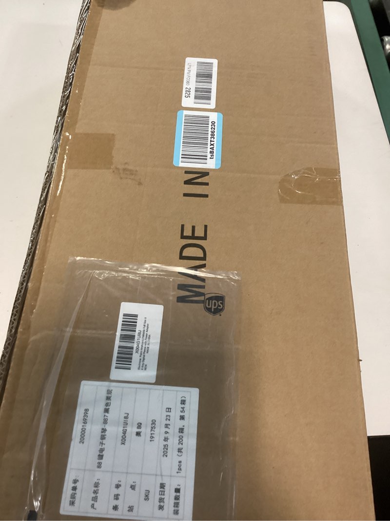 Condition photo showing New/Like New for Electronic Piano keyboard,Foldable Full Size 88 Key Digital Pianos with Power Adapter,Pedal,Sheet Music Stand,Sticker,Bag,for Beginners,Black 88 Keys