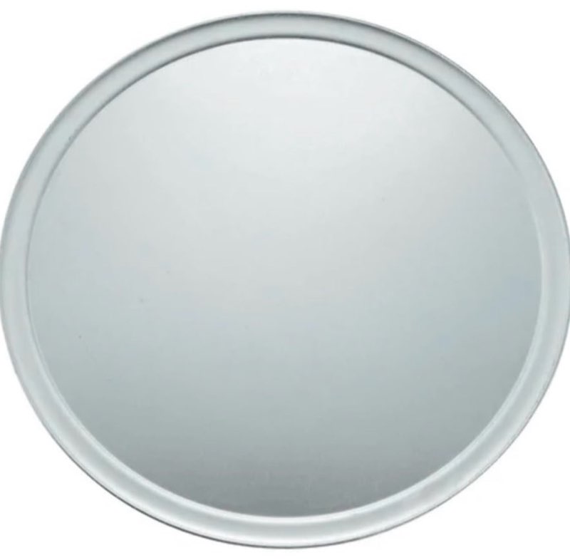winco winware 18-inch aluminum pizza tray with wide rim, 18 inch