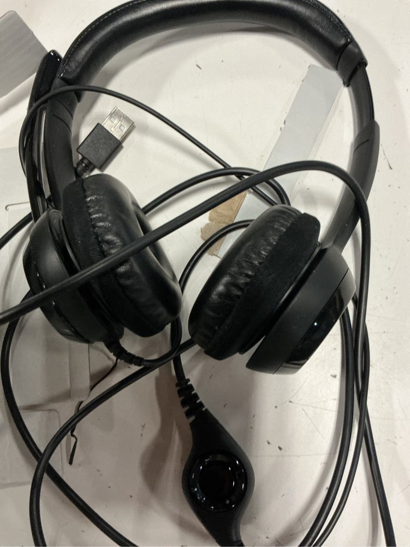 Condition photo showing Good Condition for logitech h390 wired headset pc/laptop stereo headphones, usb-a, black | for pc/laptop, stereo headphones, microphone, in-line controls, works with chromebook