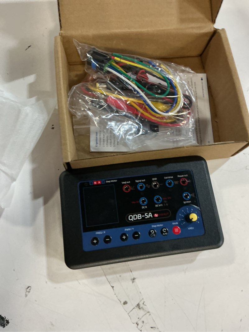 Condition photo showing Good Condition for upgraded qdb-5a ignition coil tester, automobile actuator drive detector, fit for ignition coils, fuel injectors, pwm-controlled solenoid valves, urea pump motors - new upgraded qdb-5a