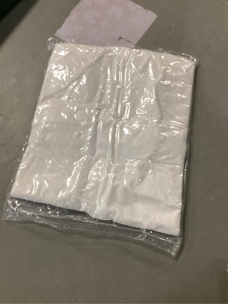 Langwyqu Womens Cap Sleeve Tops Summer Crew Neck Shirt Lightweight Crochet Knit Sweater Large 1a-white