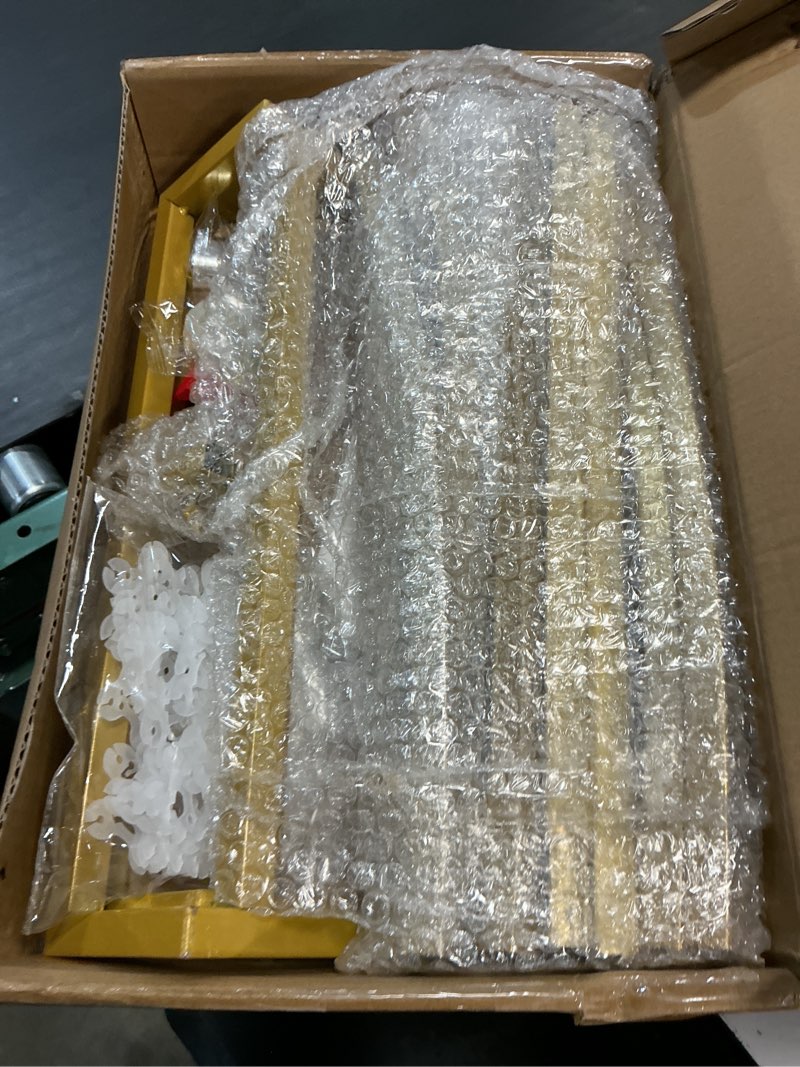 Condition photo showing Good Condition for Wokceer Wedding Arch 8.5FT Round Backdrop Stand Gold Metal Circle Balloon Arch Frame Stand for Wedding Ceremony Birthday Party Bridal Shower Anniversary Candy Tables Decoration 8.5 FT Gold