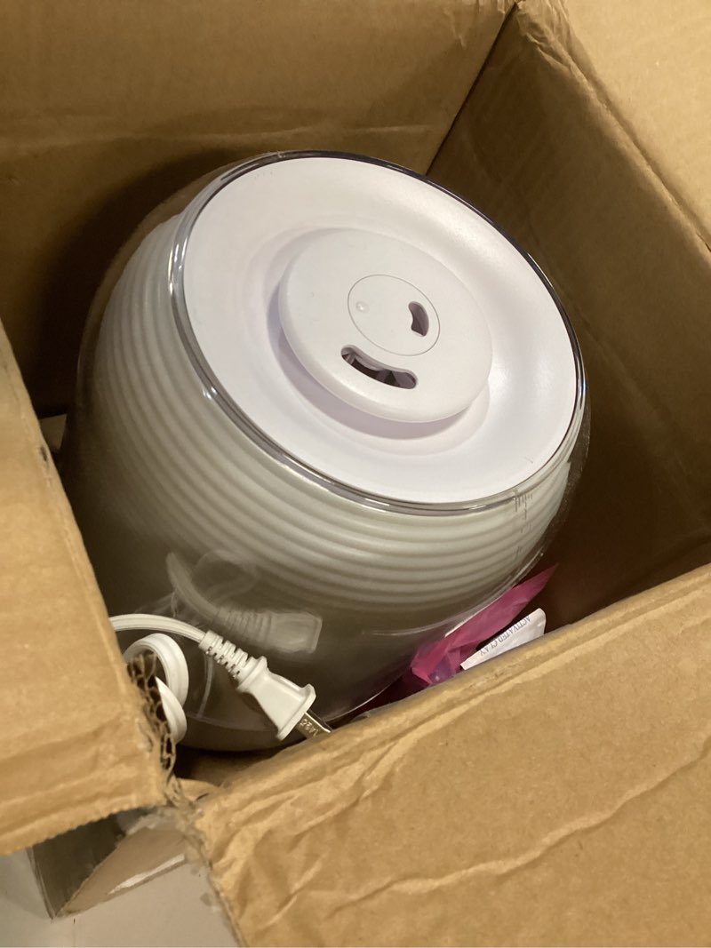 Condition photo showing Good Condition for Homedics Ultrasonic Cool Mist Humidifier, Top-Fill 3L Water Tank, Covers 395 sq. ft, 35-Hour Runtime, 3 Mist Settings, Clean Tank Tech, Auto-Off, Night Light, Quiet