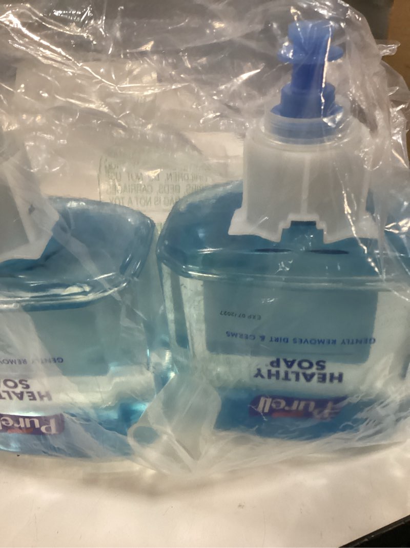 Condition photo showing New/Like New for purell brand healthy soap lotion handwash, clean & fresh scent, 1200 ml refill for purell es6 automatic soap dispenser (pack of 2) - 6495-02 - manufactured by gojo, inc.