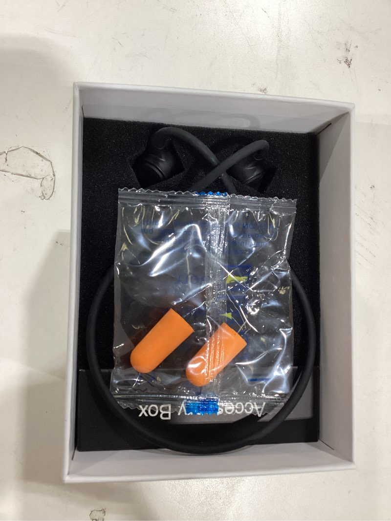 Condition photo showing New/Like New for ip68 waterproof swimming headphones, bone conduction liquid silicone bluetooth headphones, built-in 32gb mp3 player, soft and lightweight open-ear design for swimming/marathons/showers/cycling (black