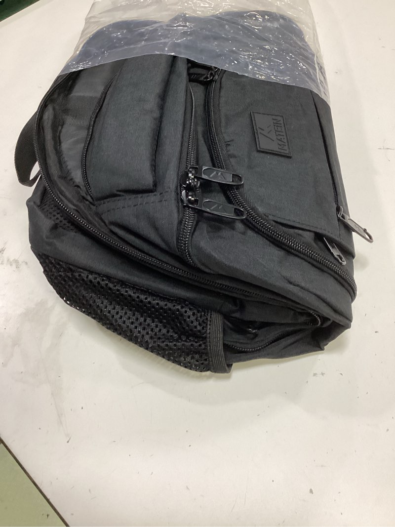 Condition photo showing Good Condition for matein business laptop backpack, 15.6 inch travel laptop bag rucksack, water-resistant bag daypack for work college computer men women backpack, black 15.6 inch black charcoal