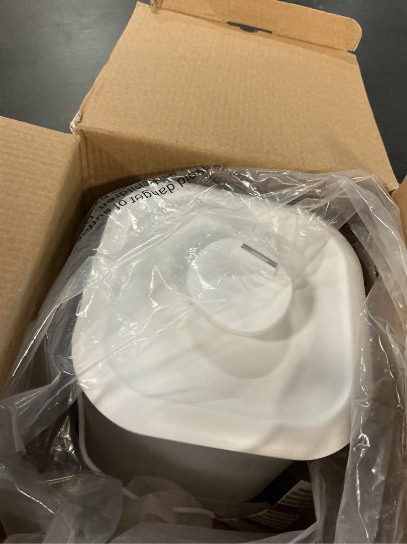 Condition photo showing As Is for safety 1st easy-fill cool mist humidifier, white